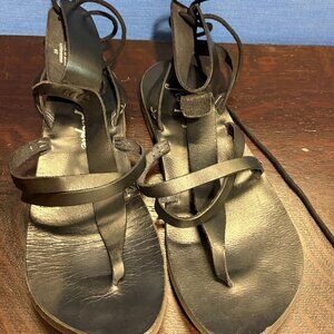 Free People Vacation Day wrap sandals